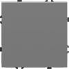 49943 Выключатель одноклавишный (серый) Stekker Эмили 49943