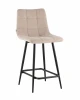УТ000042651 Стул Одди Original полубарный велюр бежевый Stool Group УТ000042651