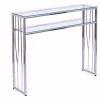 1122-CS clear Консольный стол AllConsoles 1122-CS clear серебряный