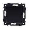 REA-S-006BK Выключатель 1-клавишный перекрестный 10А/250В черный Kollinger REA-S-006BK для Aspekt, Eleganz, Reflex