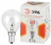 P-60-E14-230-CL Лампочка накаливания E14 60W ЭРА P-60-E14-230-CL