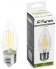 38271 Лампа светодиодная Feron 38271 LB-66 Свеча E27 7W 4000K