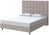 2012783 PROxSON Кровать Madrid Boxspring Standart (Ткань: Велюр Gratta 2 Латте) 90x200