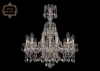 11.21.12.200.XL-68.Gd.Sp Подвесная люстра с хрустальными подвесками Art Classic 11.21 11.21.12.200.XL-68.Gd.Sp (220V, на цепи, подсвечник, свеча)