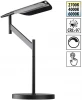 359541 Настольная лампа Novotech Ala 359541 черный диммир. со сменой цвет. темпер. (управление-сенсор) LED 14W 220V 2700К\4000К\6000К (регулировка яркости, сенсорный выключатель)