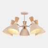 SLE1256-502-05 Потолочная люстра на штанге Evoluce SLE1256 Бежевый/Бежевый, Светлое дерево, Золотистый E14 5*40W (220V)