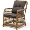 YH-C1621W "Цесена" кресло плетеное из искусственного ротанга, цвет соломенный 4SIS арт.УТ-00006747