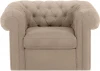 339851 Кресло Chesterfield ОГОГО (арт.339851), (Ткань/Бежевый)
