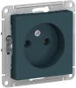 ATN000841 Розетка встраиваемая без заземления (изумрудный) Systeme Electric AtlasDesign ATN000841