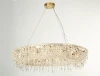10910+6/S gold Подвесная люстра хрустальная Newport 10900 10910+6/S gold (220V, на тросе)