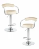 LM-5013-N_CH-M_EL-cream Набор 2 шт стул барный DOBRIN MARTA (кремовый)