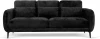 786602 Диван Amsterdam трехместный ОГОГО (арт.786602), (Ткань,Велюр/Черный)
