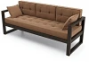 19216 Диван Arsko Астер Б венге коричневая рогожка