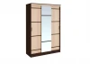 Т0018129 Шкаф БТС-купе трехдверный Сакура, венге/лоредо