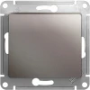 GSL001211 Выключатель встраиваемый одноклавишный (платина) Systeme Electric Glossa GSL001211