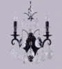 MAGNIFICO AP2 BLACK/TRANSPARENT Бра Crystal Lux Magnifico AP2 BLACK/TRANSPARENT (220V, подвески, подсвечник, свеча)