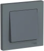 ATN000712 Выключатель встраиваемый одноклавишный (грифель) Systeme Electric AtlasDesign ATN000712