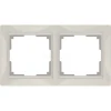 WL03-Frame-02 Рамка на 2 поста Werkel Snabb Basic, слоновая кость