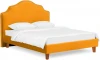 663242 Кровать Queen II Victoria L 1600 ОГОГО (арт.663242), (Ткань/Желтый)