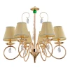 839/6-Dorato Подвесная люстра IDLamp 839 839/6-Dorato