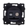 REA-013BK Розетка двойная TV (мама) + телефонная розетка RJ11, черный Kollinger REA-013BK для Aspekt, Eleganz, Reflex
