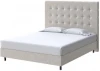 2012780 PROxSON Кровать Madrid Boxspring Standart (Ткань: Велюр Gratta 1 Шампань) 180x200