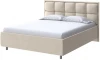 1936023 PROxSON Кровать Chessy без основания (Ткань: Велюр Ultra Песочный) 180x190