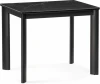 588063 Кухонный стол Woodville Кина 90(130)х65х76 shakespeare black / черный (МДФ) арт.588063