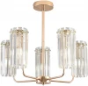1064-305 Потолочная люстра на штанге Rivoli Zoe 1064-305 5хЕ14 40 Вт хрусталь