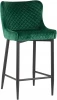 УТ000004934 Стул полубарный Stool Group Ститч велюр изумрудный УТ000004934