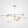 MOTVIKT01 Потолочная люстра Motvikt Gold 8 ImperiumLoft Motvikt01 (189817-26)