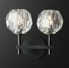 44,233 Бра Rh Boule De Cristal Double Sconce Brass черный ImperiumLoft 44,233 (178385-22) (220V, шарики)