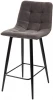 461MC05896 Полубарный стул CHILLI-QB графит #14, велюр/ черный каркас (H=66cm) М-City (арт.461MC05896)