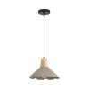 8351/1A Подвесной светильник Lumion Eoliana 8351/1A черный/серый/бежевый, металл/дерево/цемент E27 60W 220V