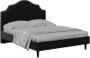 574904 Кровать Queen II Victoria L 1600 ОГОГО (арт.574904), (Ткань/Черный)