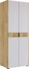 MSA-03.2563 Адам Шкаф двухдверный, цвет дуб крафт золотой/белое дерево Mebelson (арт.MSA-03.2563)