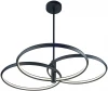 08203,19P(4000K) Потолочная люстра на штанге светодиодная Kink Light Тор-Трио 08203,19P(4000K) черный Led 54w (4000k) (220V, кольцо)