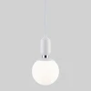 50151/1 белый Подвесной светильник Eurosvet Bubble 50151/1 (220V, на проводе, шар)