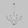 V10428-8P Подвесная люстра Moderli Catania V10428-8P (220V, на цепи, подсвечник, свеча)