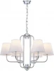 4646/С chrome Подвесная люстра Newport 4640 4646/С chrome (220V, на цепи)