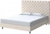 2017893 PROxSON Кровать Paris Boxspring Standart (Ткань: Велюр Casa Сахарный) 80x200