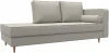123161 Кушетка Прайм правая Лига Диванов (Рогожка) арт.123161