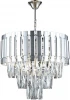 02184-0.4-05 CH Подвесная люстра каскадная Reluce 02184-0.4-05 CH (220V, хрусталь, на цепи)