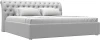 120899 Кровать интерьерная Сицилия 200 (Белый/Экокожа) Лига Диванов арт.120899