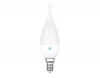 204914 Лампочка светодиодная свеча белая колба E14 6 Вт 4200K холодное свечение Ambrella Present 204914