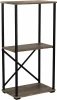 007135 Подставка- стеллаж BeautyStyle 2 дуб маррон/черный от фабрики Mebelik