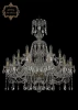 11.12.12+6.300.XL-90.Br.Sp Подвесная большая люстра Art Classic 11.12 11.12.12+6.300.XL-90.Br.Sp (220V, хрусталь, на цепи, подсвечник, свеча)