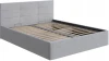 2028297 PROxSON Кровать Vector с бельевым ящиком (Ткань: Жаккард Tesla Стальной) 160x200