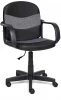 9558 Кресло BAGGI кож/зам/ткань, черный/серый, 36-6/207 Tetchair 9558