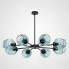 MARINE-B01 Люстра на штанге Marine B 8 Black/Blue ImperiumLoft Marine-B01 (189683-26)